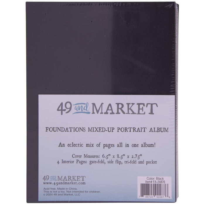 49 & Market Foundations Mixed Up Album - Portrait, Black