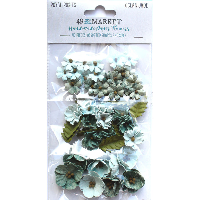 Royal Posies – Ocean Jade Paper Flowers