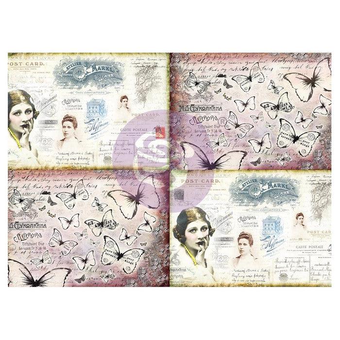 Art Daily Tissue Paper - Ladies World - Journaling Minis