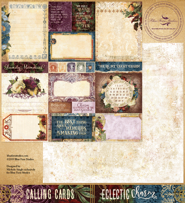 Eclectic Charm - Calling Cards