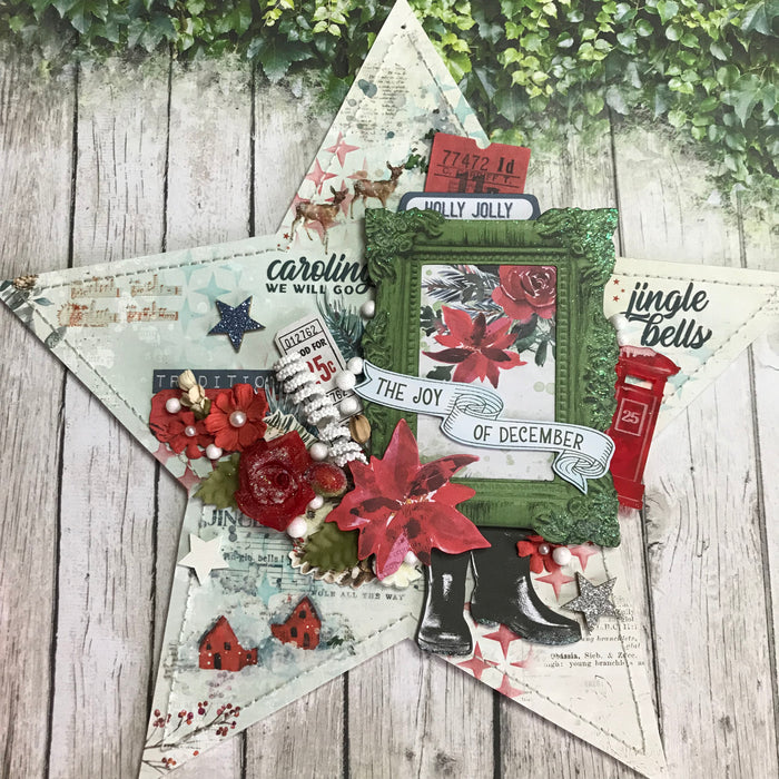 December Joy Star by SUE CREASE