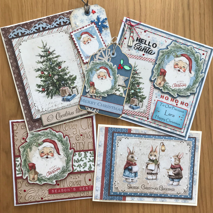 Christmas Cards with Maja Design by SUE CREASE