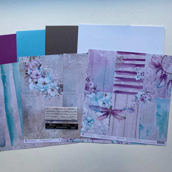 Scrapaholix February Kits - Aquarelle Dreams