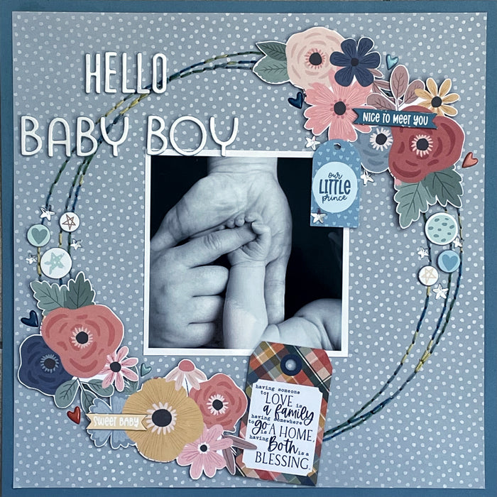 Hello Baby Boy by KAREN MOSS