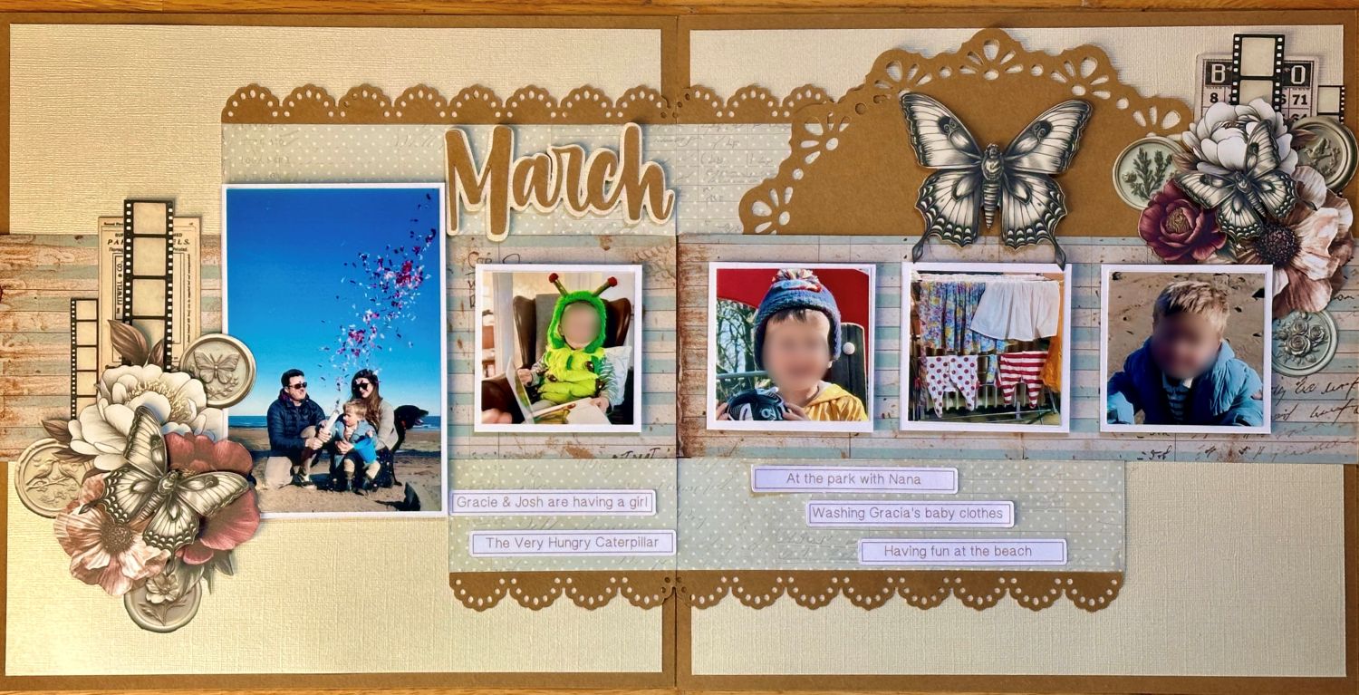 March in Five by KAREN MOSS