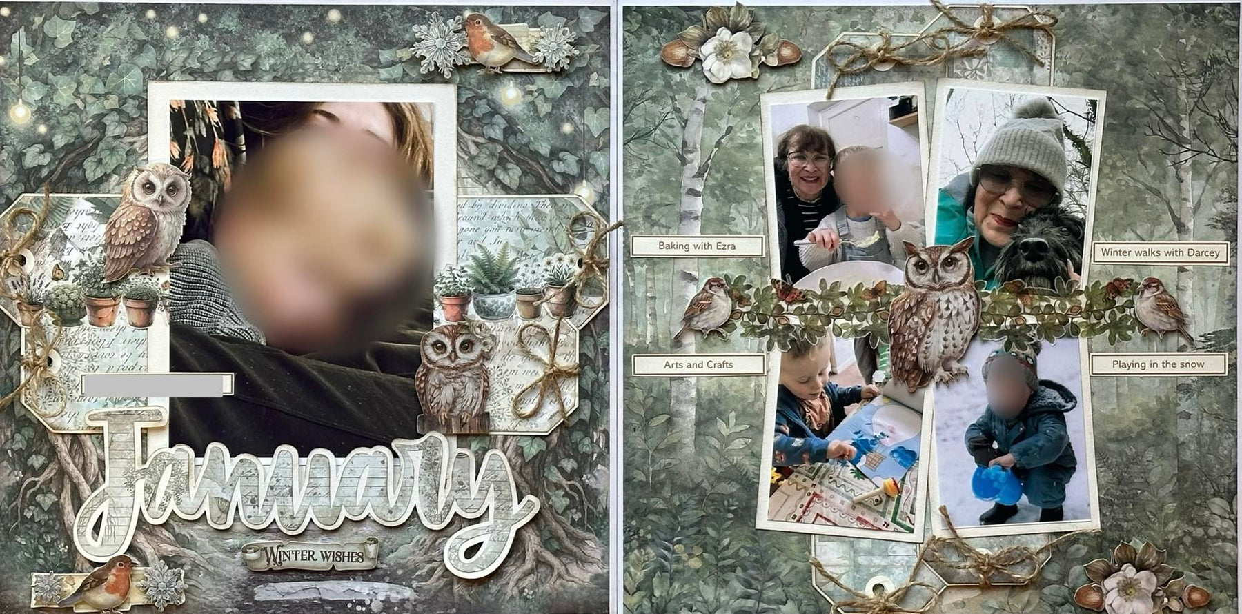 January (Month in Five) by KAREN MOSS