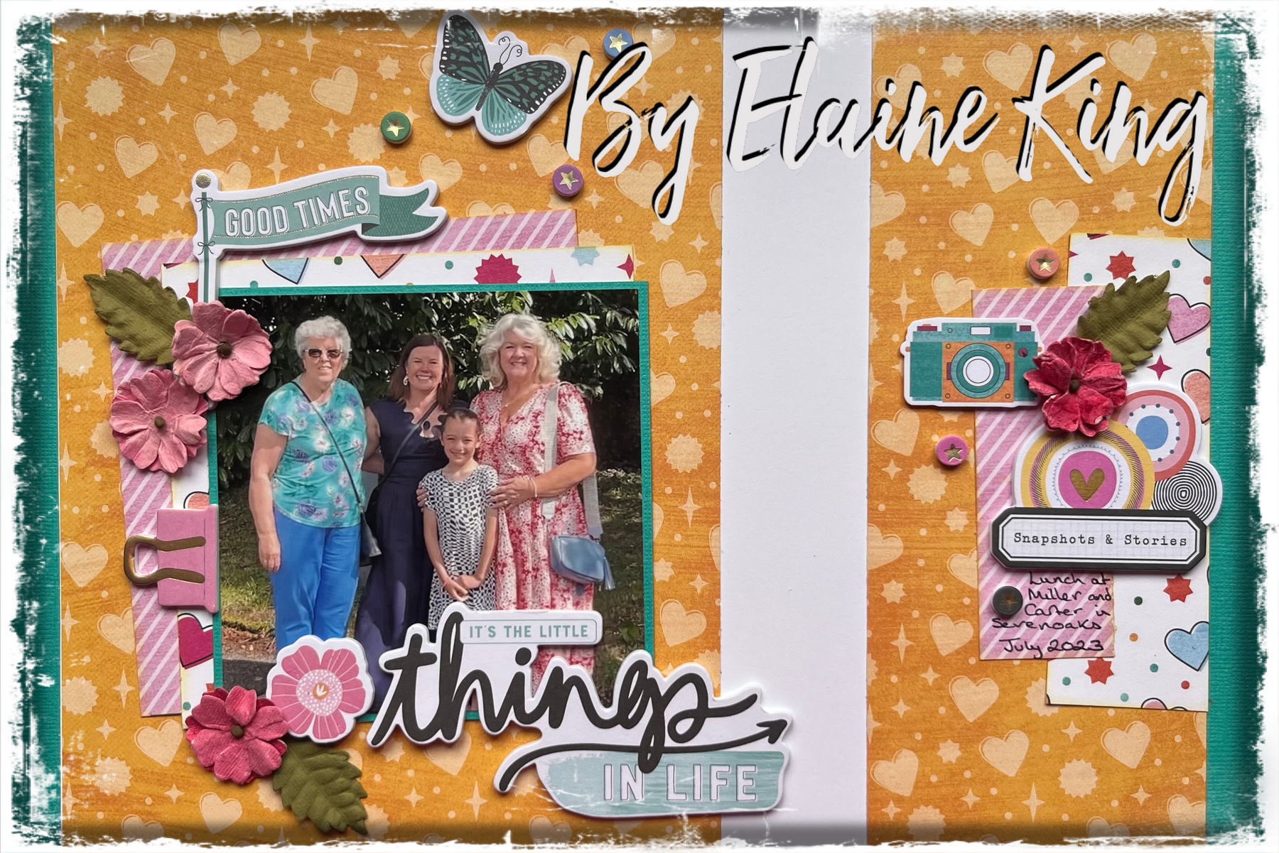 November Kit. Layout 2: By Elaine King