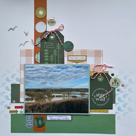 January Layout 2 by ELAINE KING