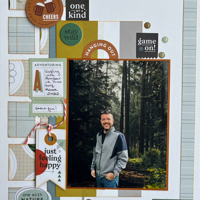 January Layout 3 by ELAINE KING