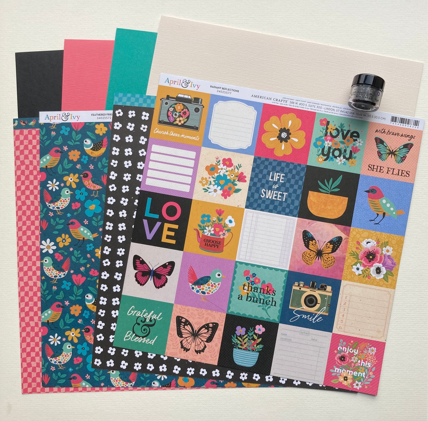 Scrapaholix February 2024 Kits - April & Ivy