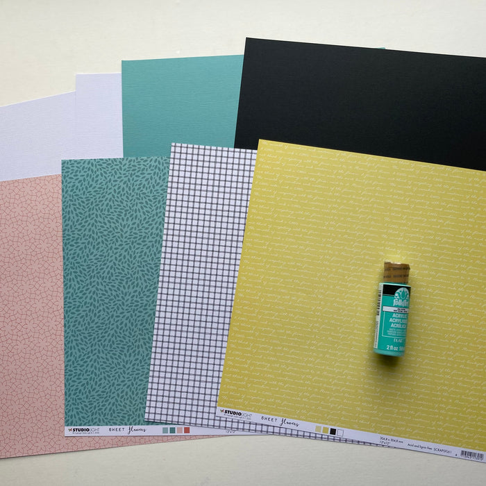 March Scrapaholix Kits - Sweet Flowers