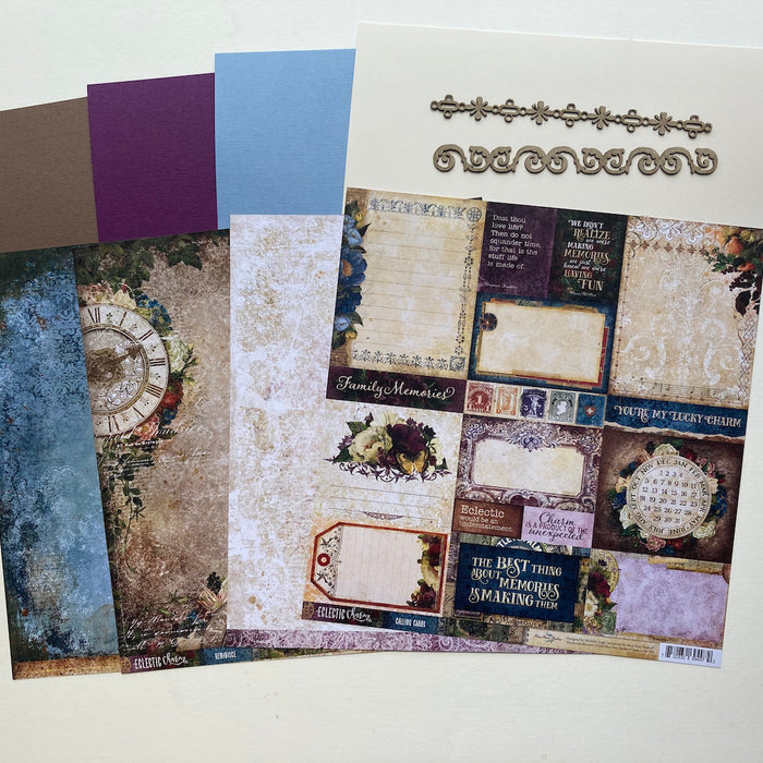 April Scrapaholix Kits - Eclectic Charm