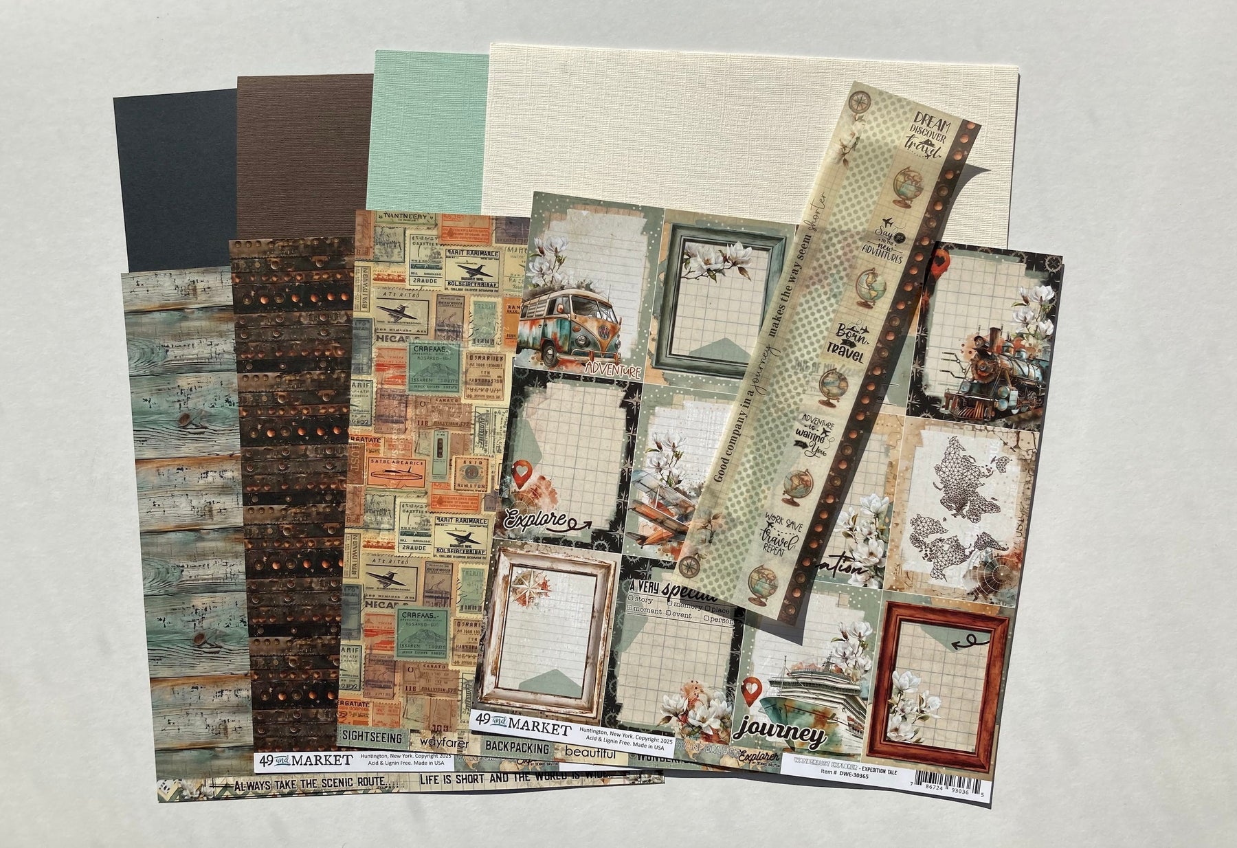 May 2025 Scrapaholix Kits - Wanderlust Explorer