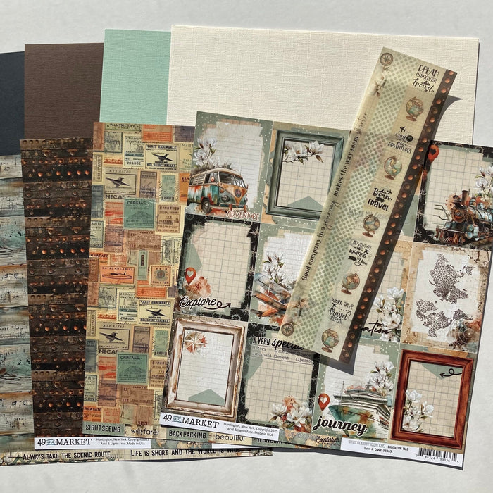 May 2025 Scrapaholix Kits - Wanderlust Explorer
