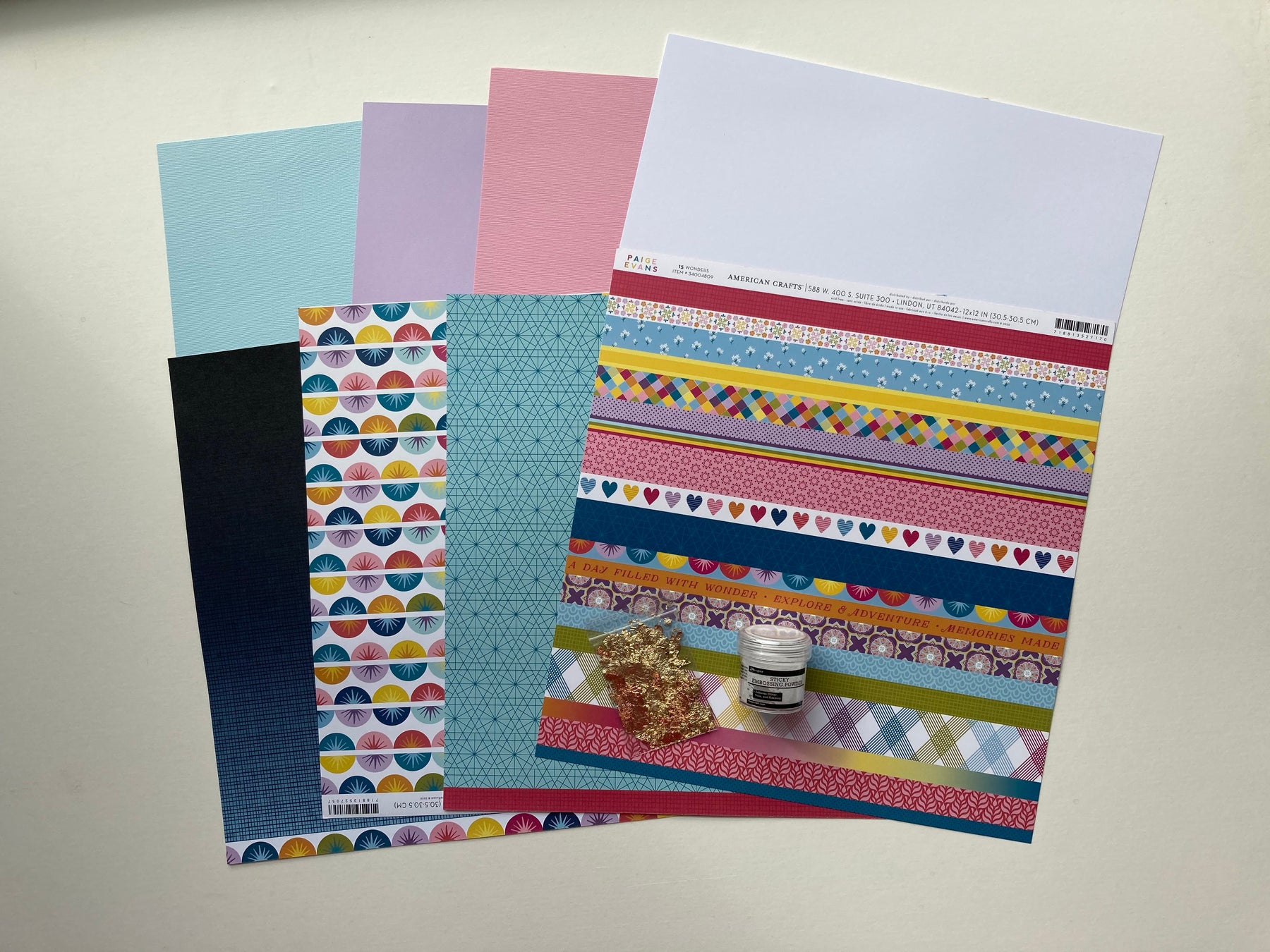 July Scrapaholix kits - Wonders and Sticky Embossing Powder