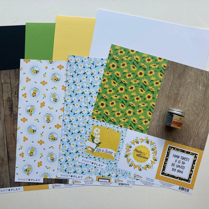 June 2025 Scrapaholix kits - Sweet As Honey 2