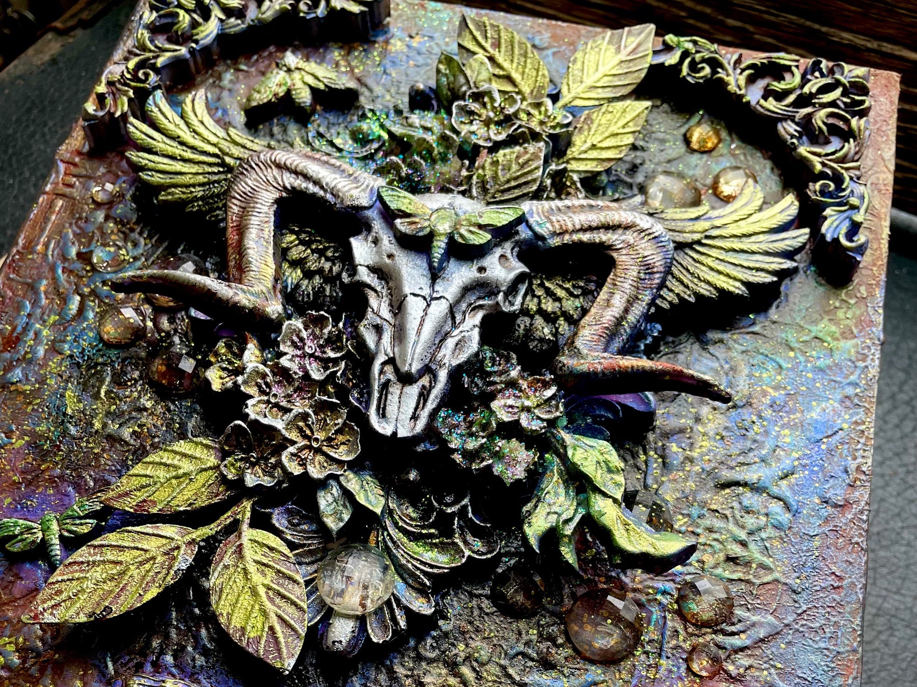 Book of Magic: Journal Cover by Louise Crosbie.