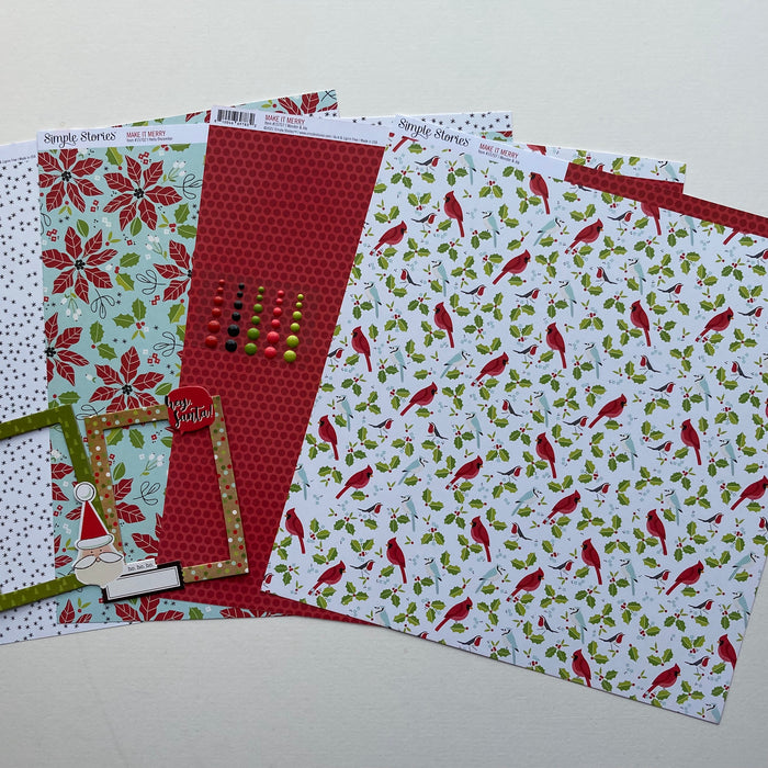 Scrapaholix December Kits