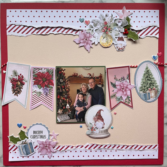Christmas Banner Layout by ELAINE KING