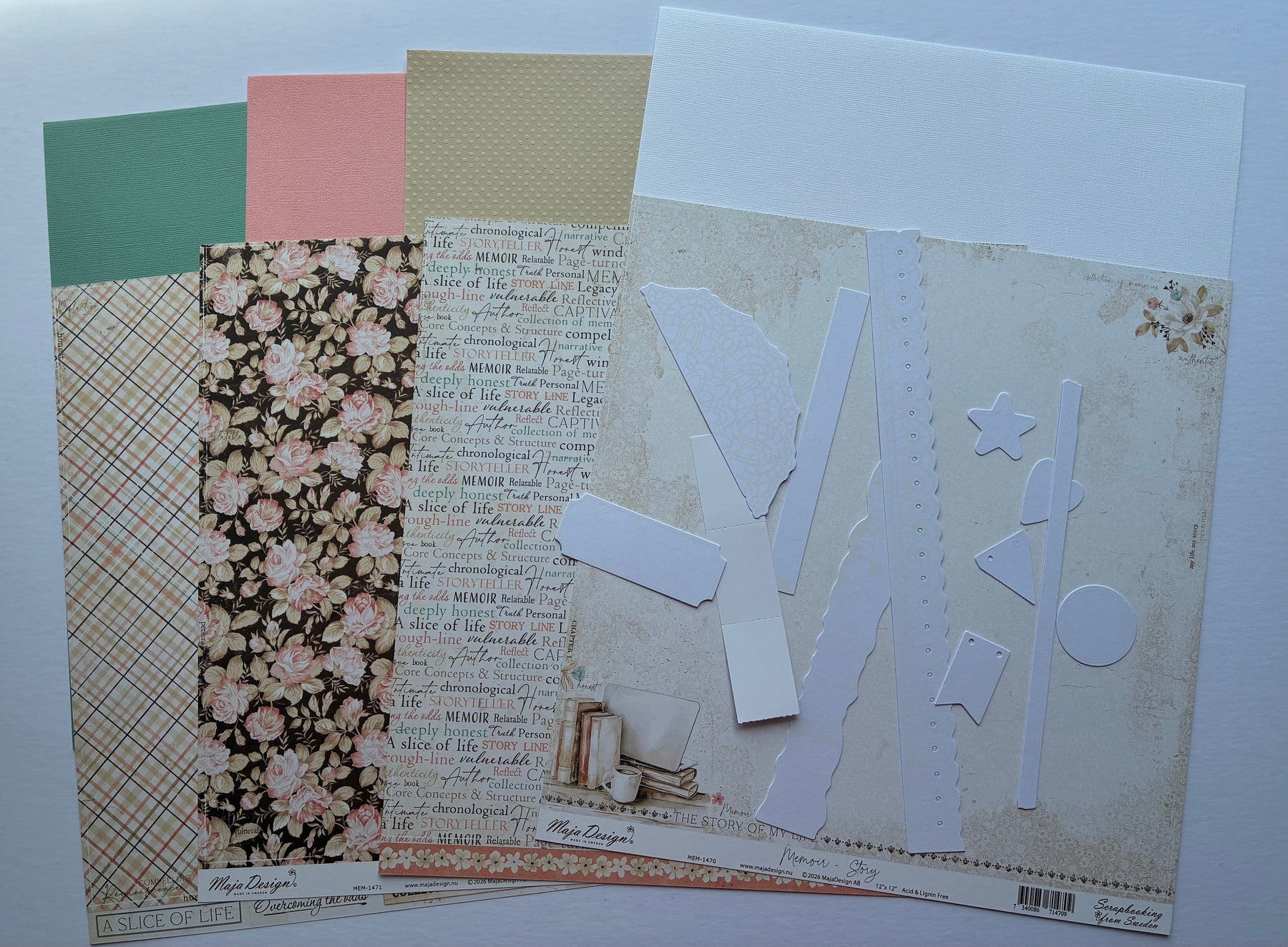 June Scrapaholix Kits - Memoir