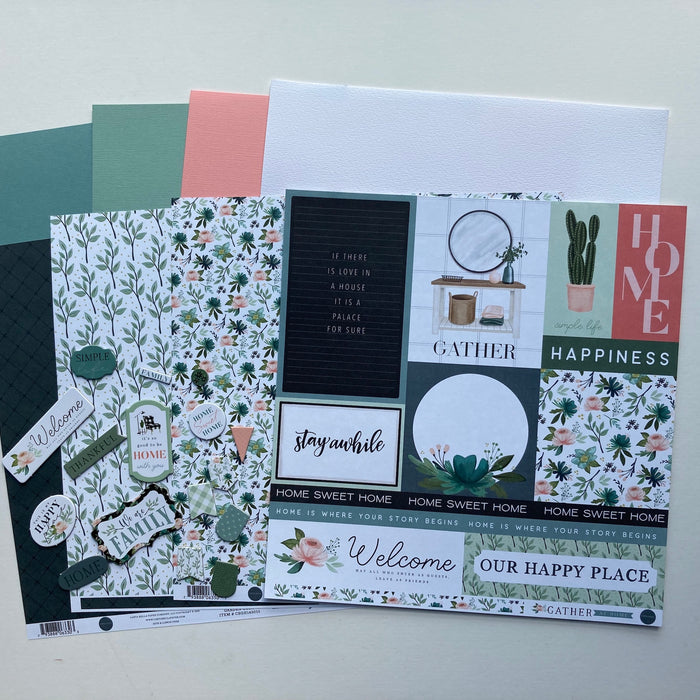 April 2022 Scrapaholix kits - Gather at Home