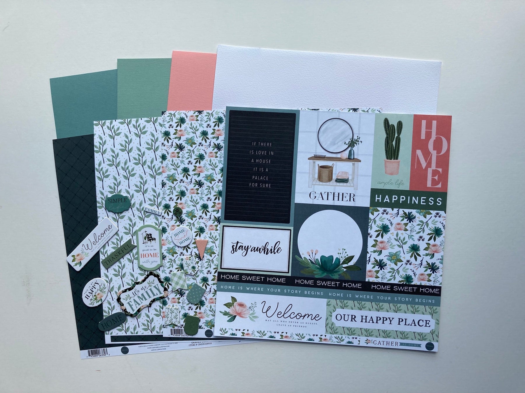 April 2022 Scrapaholix kits - Gather at Home
