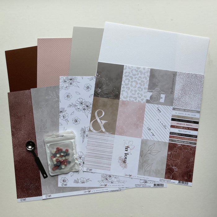 May 2022 Scrapaholix kits - Plurielles + Wax Seals
