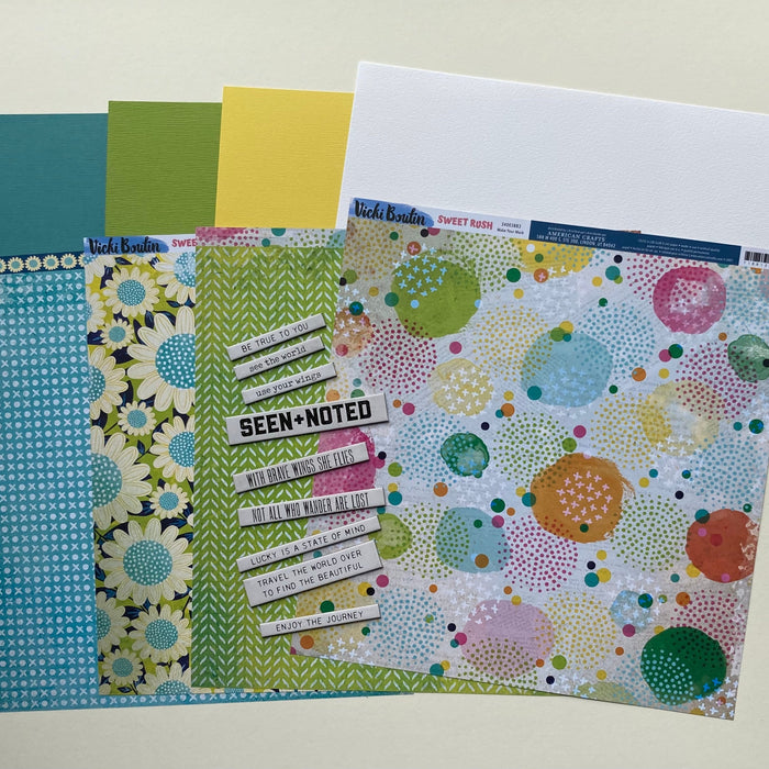 Scrapaholix July 2022 kits - Sweet Rush