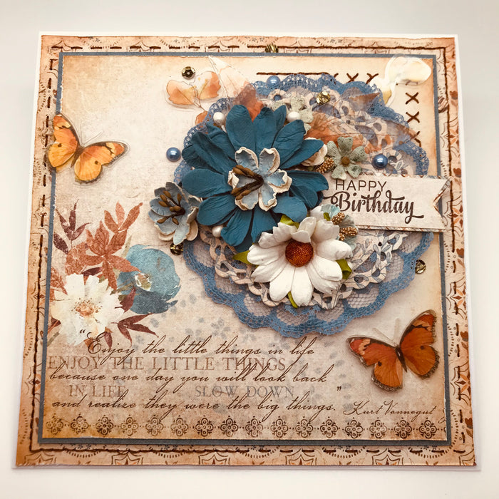 Boho Birthday Card by SUE CREASE