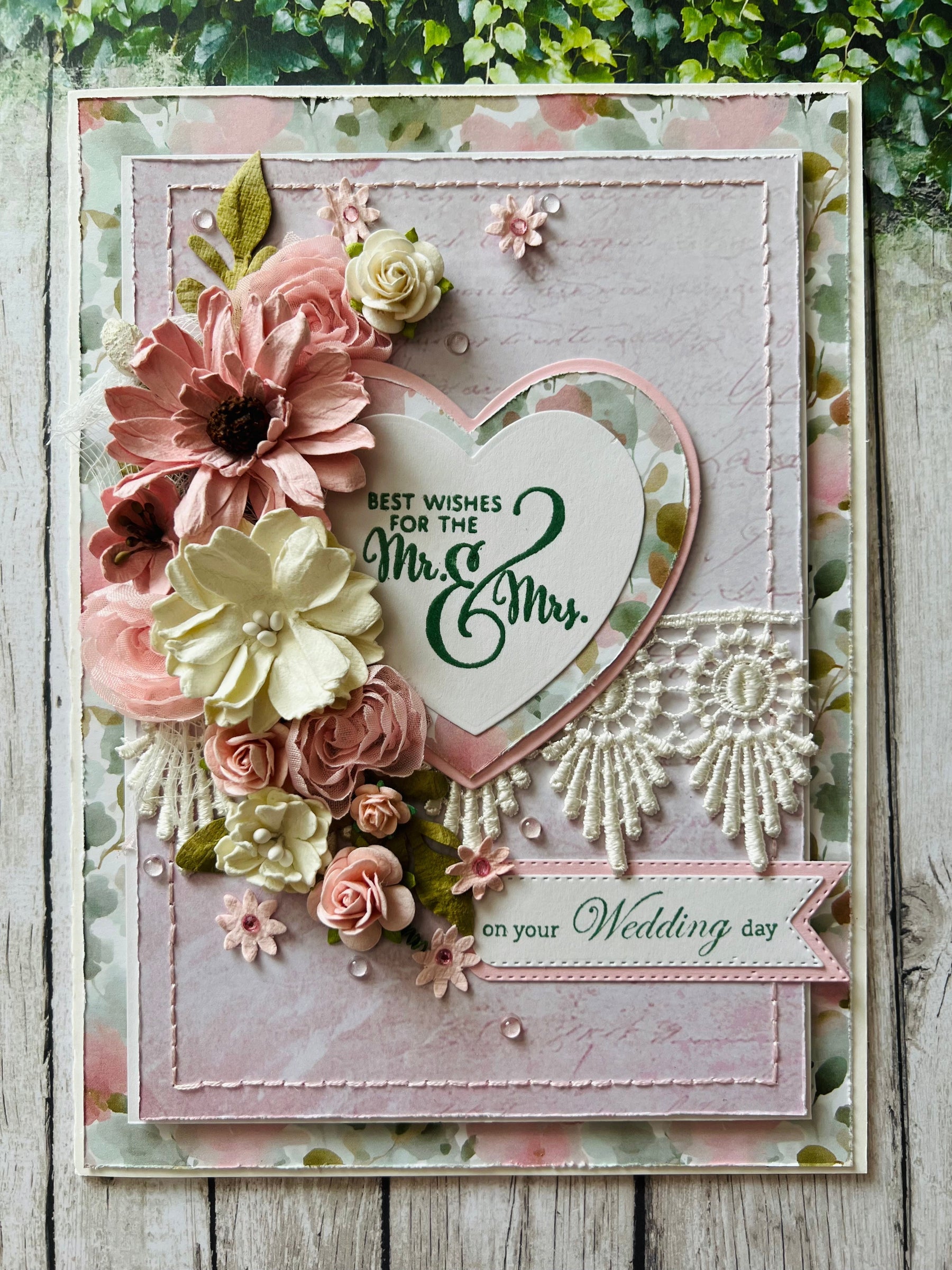 Wedding Card by SUE CREASE