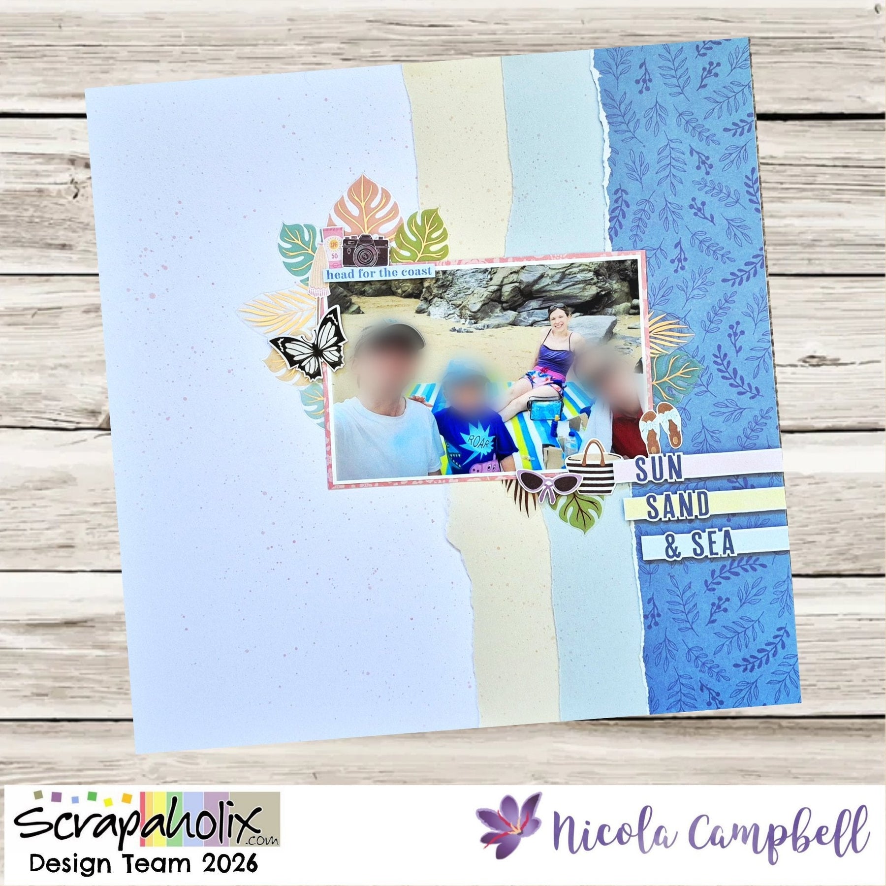 Sun Sand and Sea by NICOLA CAMPBELL