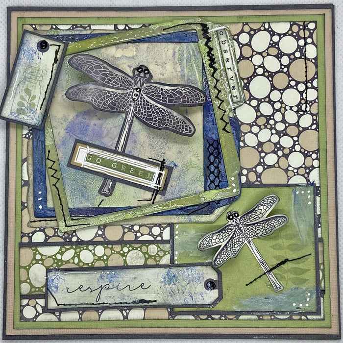 Dragonfly Card by Sharon Nettleship