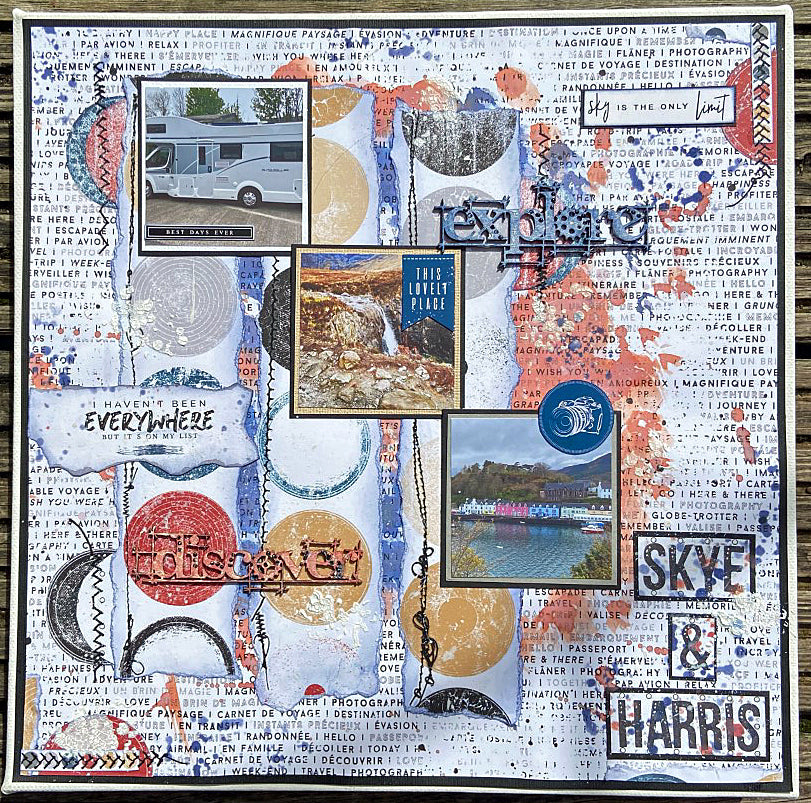 Skye & Harris Scrapbook Canvas by SHARON NETTLESHIP
