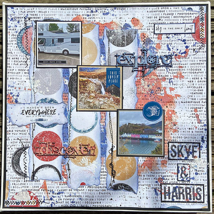 Skye & Harris Scrapbook Canvas by SHARON NETTLESHIP