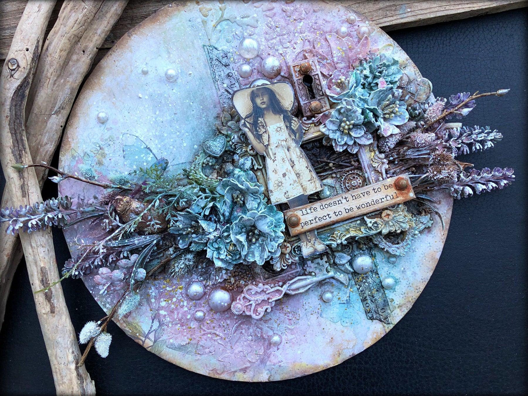 Magical Plaque by LOUISE CROSBIE
