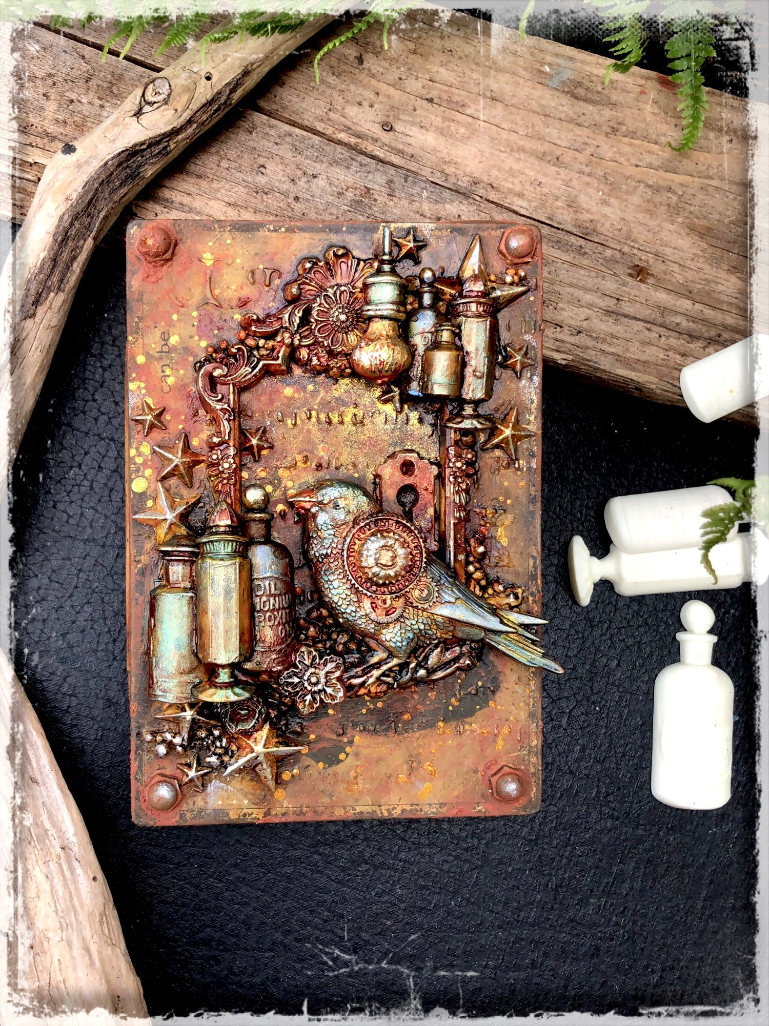 Altered Tin by LOUISE CROSBIE