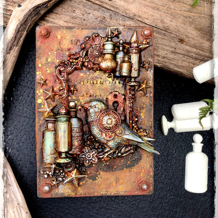 Altered Tin by LOUISE CROSBIE