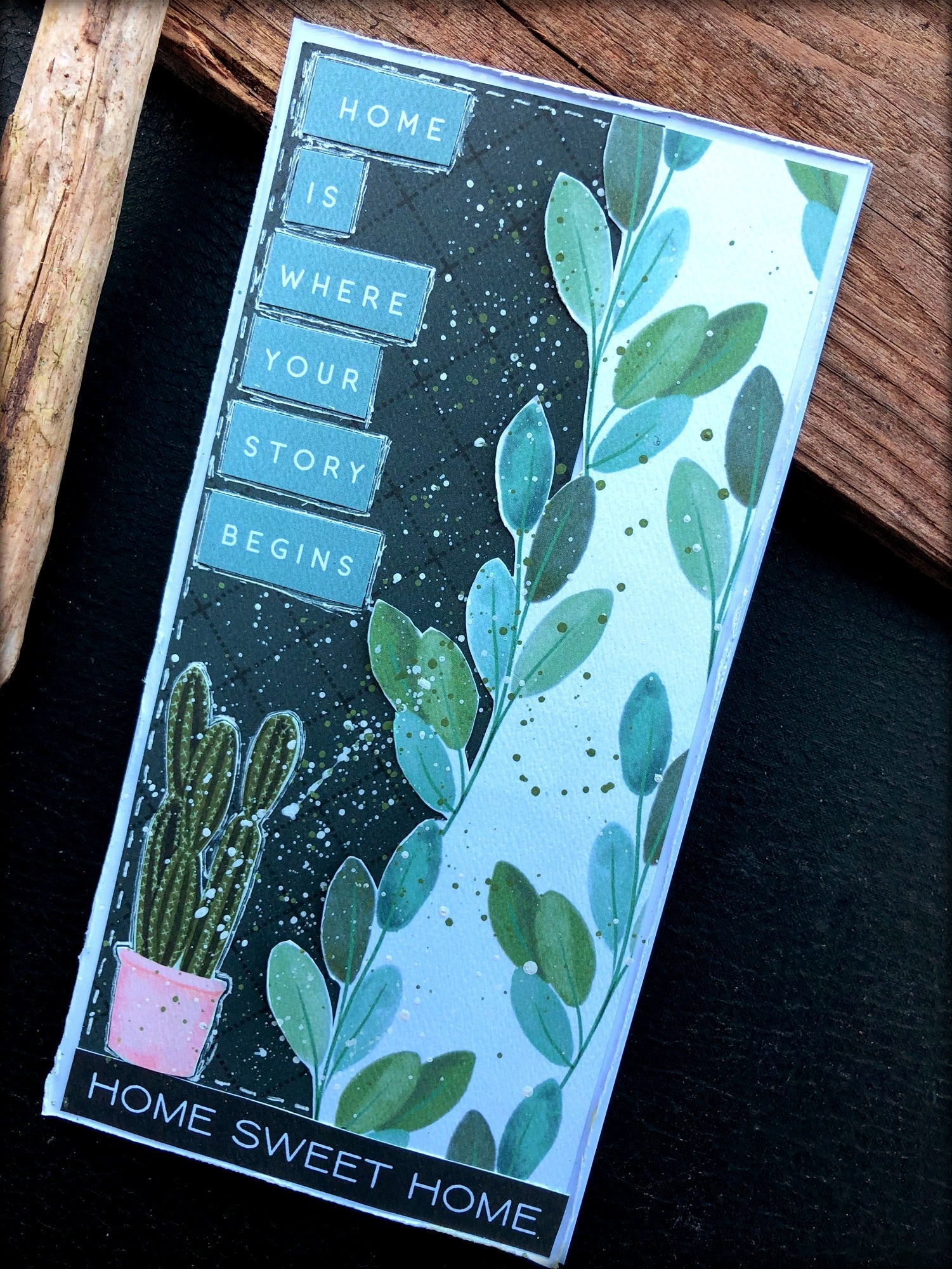 April Scrapaholix card by LOUISE CROSBIE