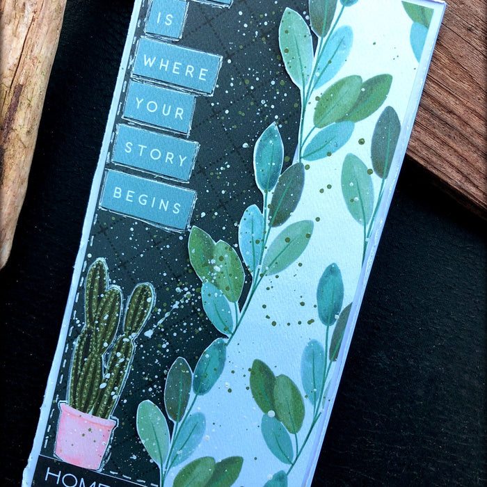 April Scrapaholix card by LOUISE CROSBIE