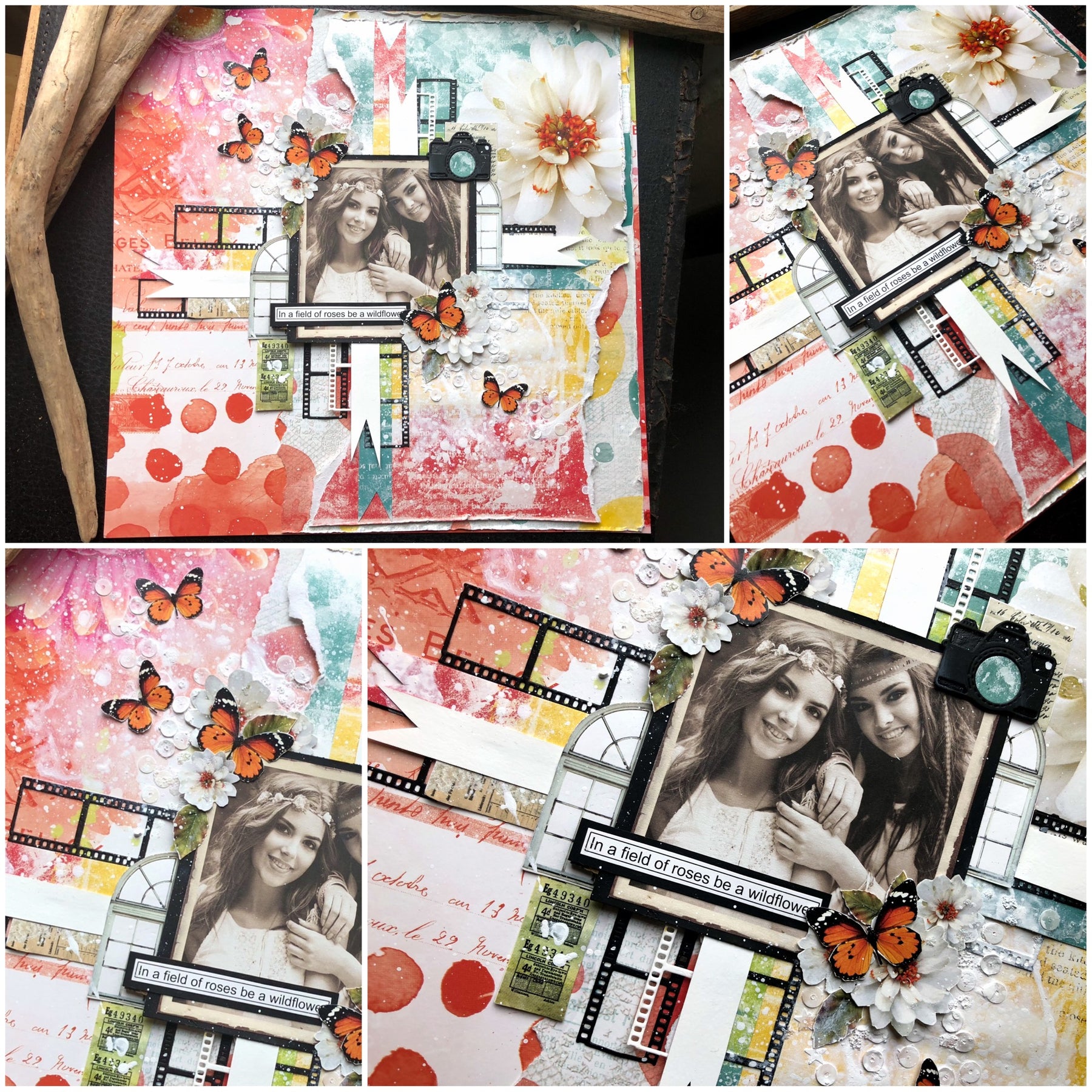 Craft club layout and cards by LOUISE CROSBIE