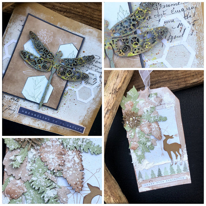 Card and Tag by LOUISE CROSBIE