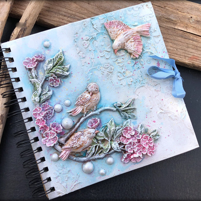Spring blossom notebook by LOUISE CROSBIE