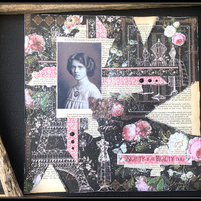 Vintage Layout by LOUISE CROSBIE