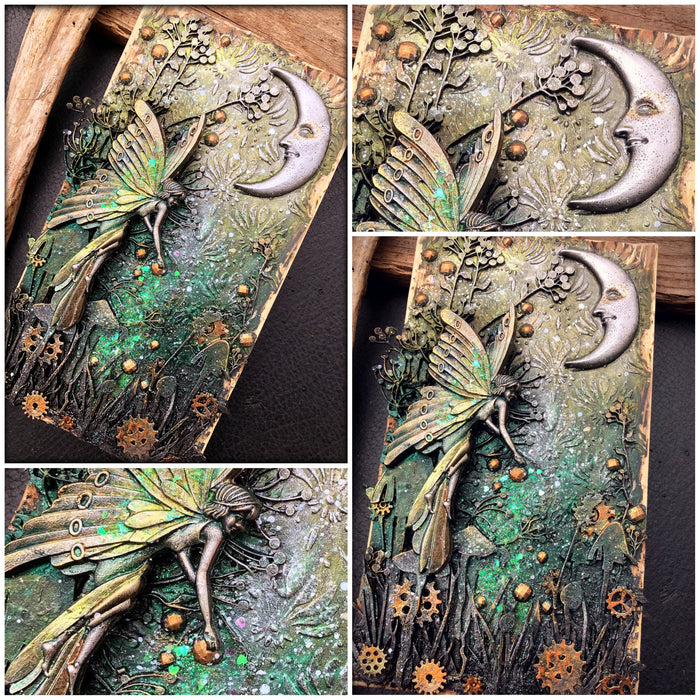 Woodland fairy plaque by LOUSIE CROSBIE