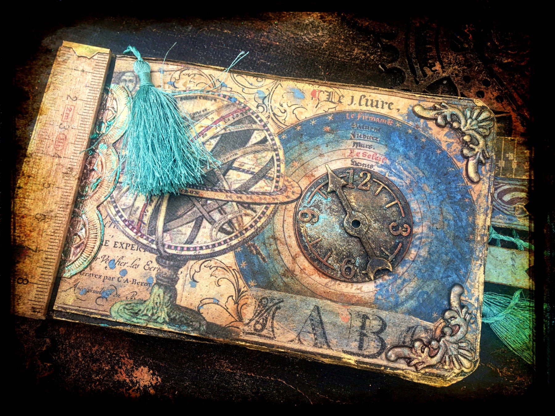 Alchemy: Mini tag book by LOUISE CROSBIE