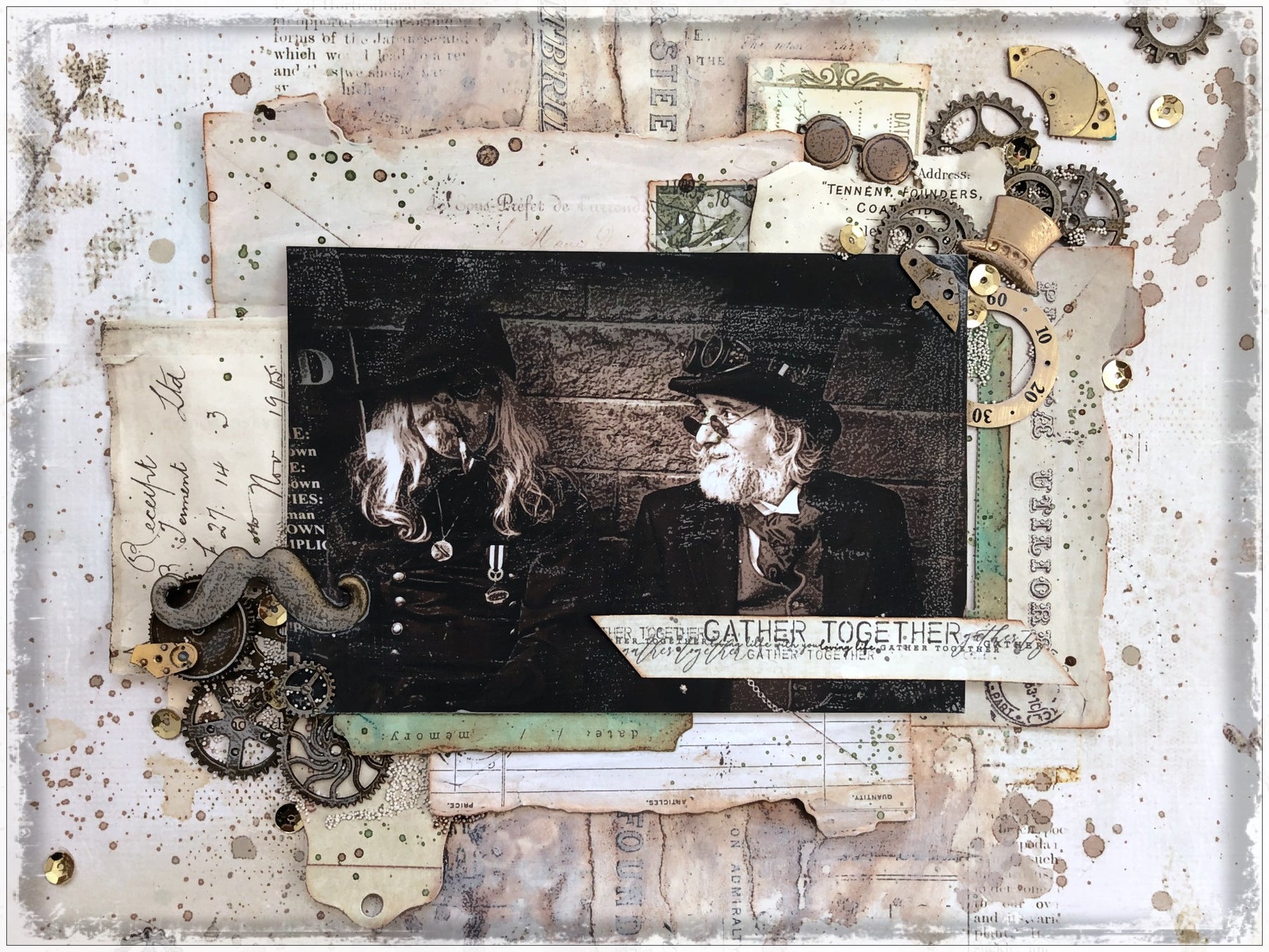 Single page layout by LOUISE CROSBIE