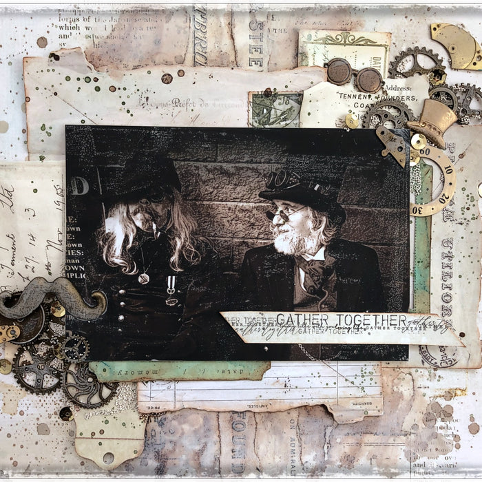 Single page layout by LOUISE CROSBIE