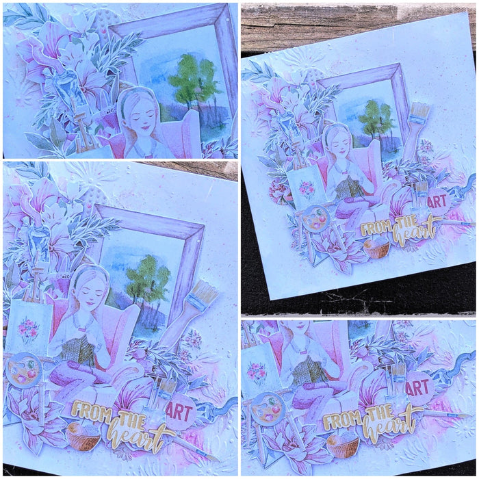 Scrapaholix card 2 by LOUISE CROSBIE