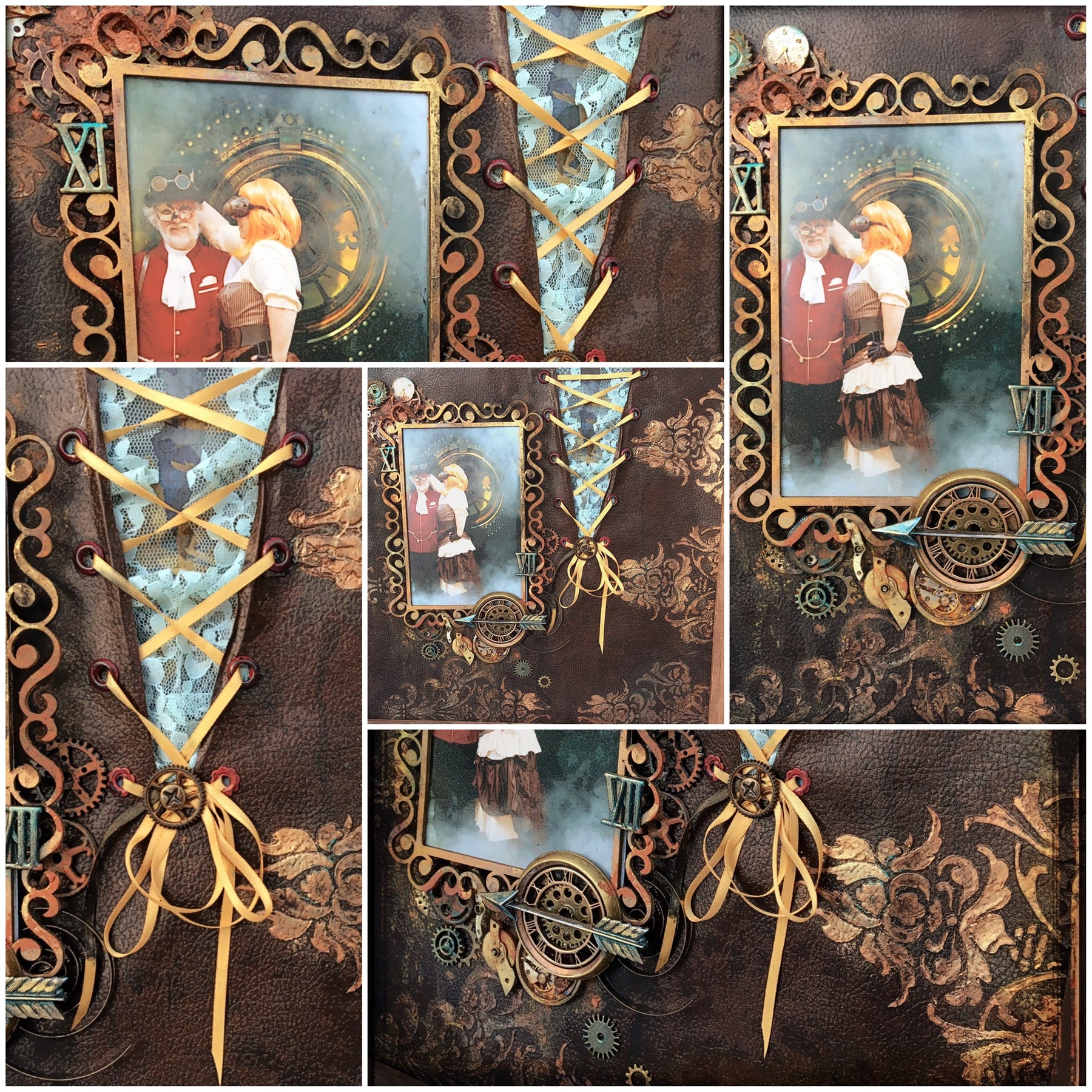 Leather Layout by LOUISE CROSBIE