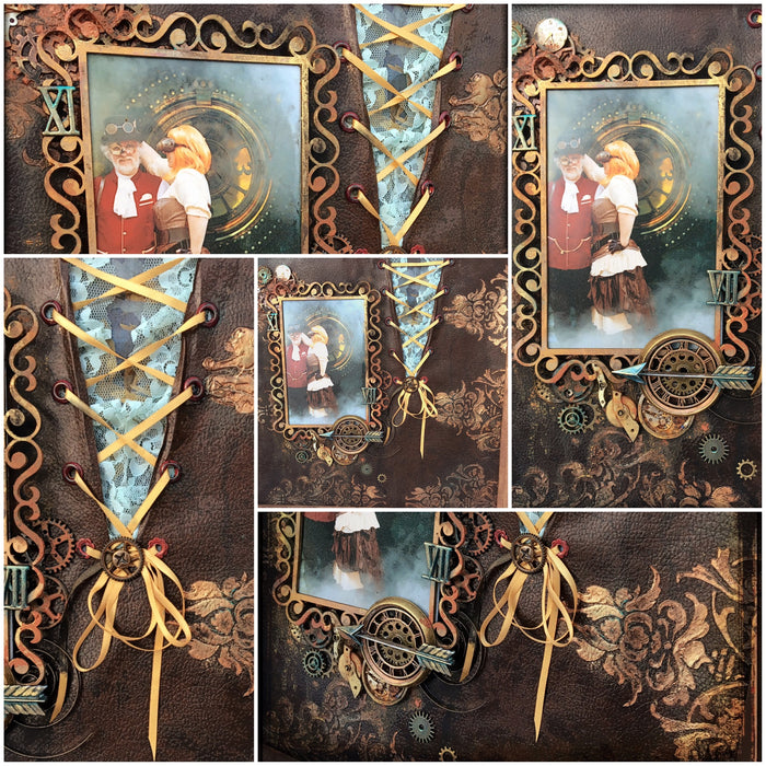 Leather Layout by LOUISE CROSBIE